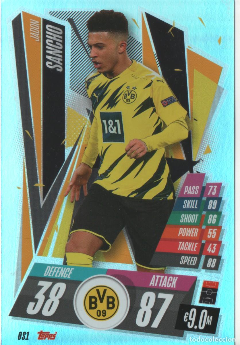 Trading cards: Jadon Sancho (Borussia Dortmund) XXL Match Attax Champions 2020-21 Topps