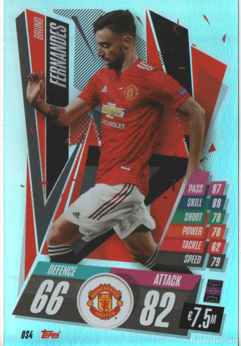 Trading cards: Bruno Fernandes (Manchester United) XXL Match Attax Champions 2020-21 Topps