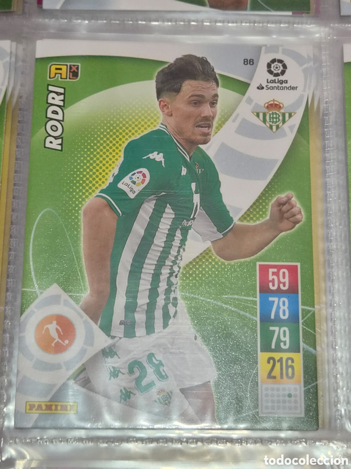Trading cards: 86 - RODRI, BETIS ADRENALYN 2021-2022