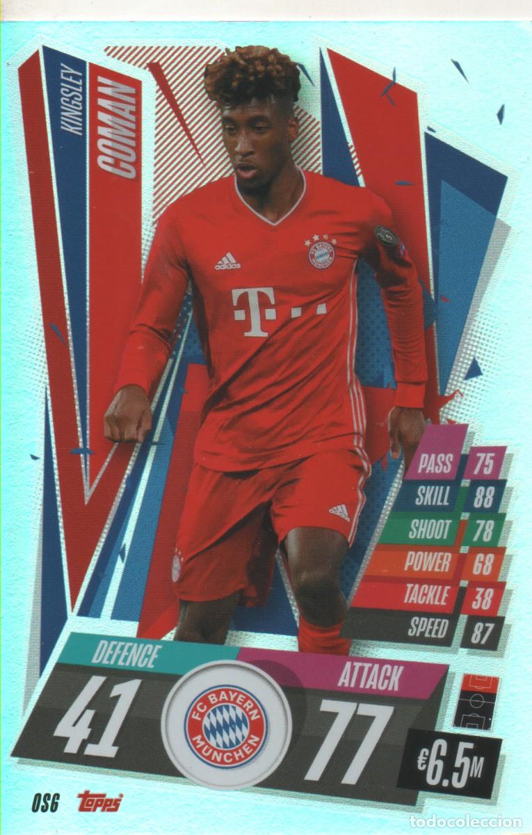 Trading cards: Kingsley Coman (Bayern Munich) XXL Match Attax Champions 2020-21 Topps