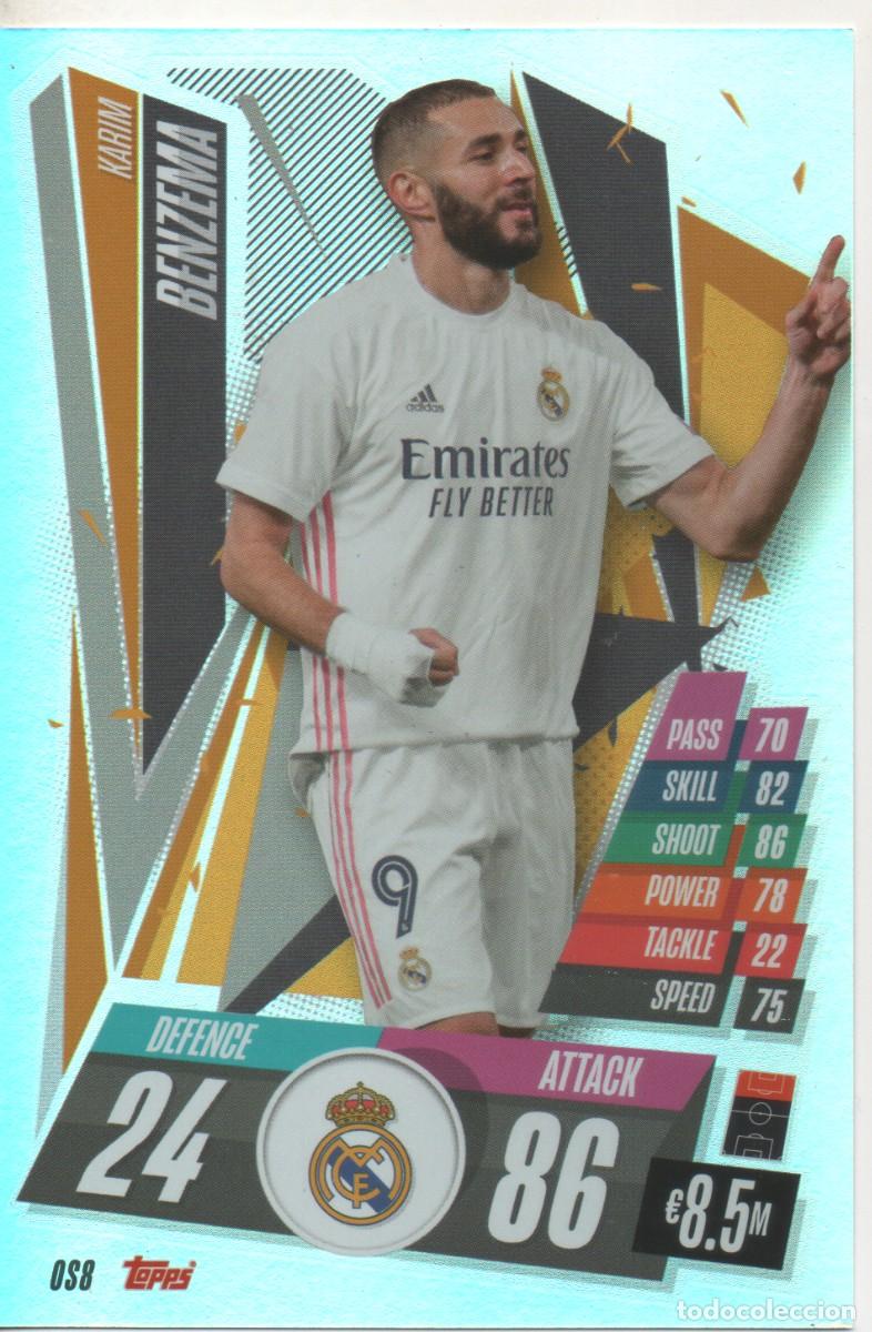 Trading cards: Karim Benzema (Real Madrid) XXL Match Attax Champions 2020-21 Topps