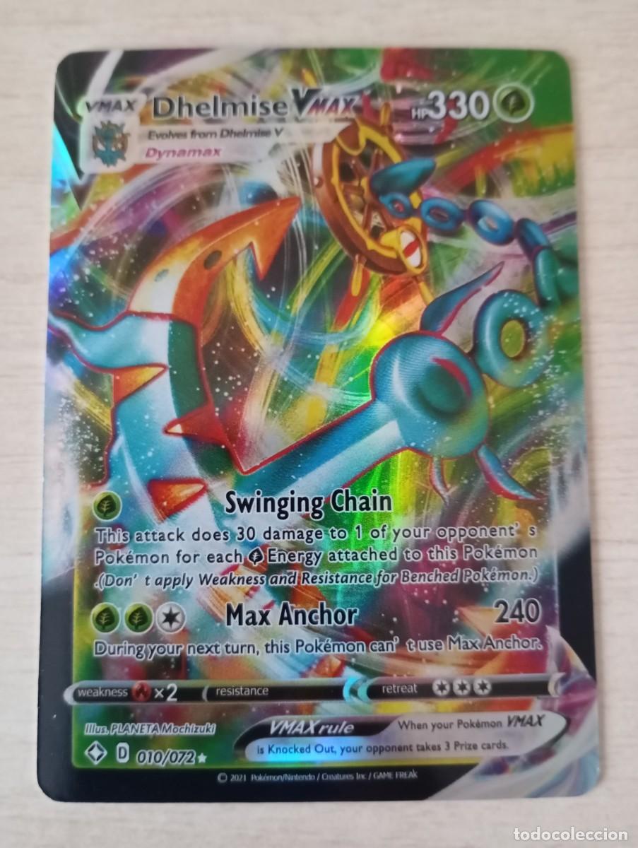 Trading cards: Carta Pok&eacute;mon Dhelmise VMAX Proxy