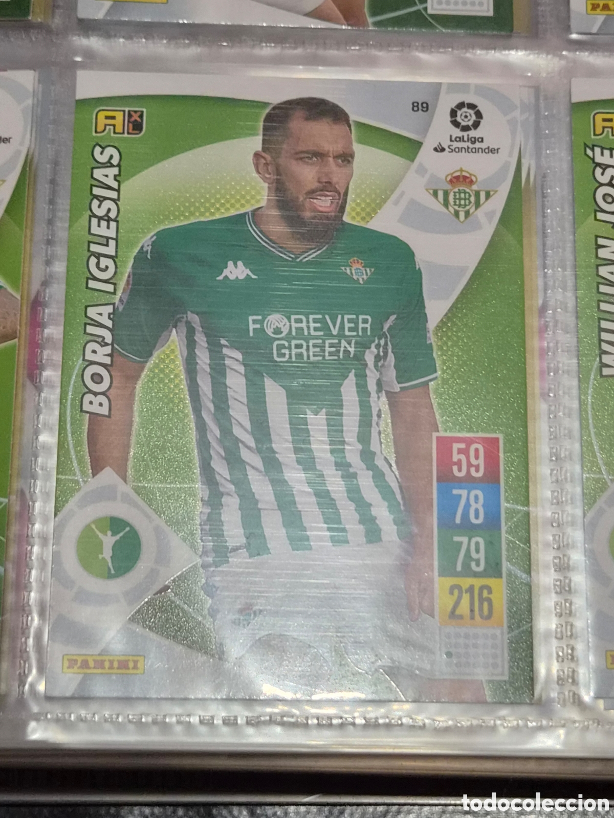 Trading cards: 89 - BORJA IGLESIAS, BETIS ADRENALYN 2021-2022