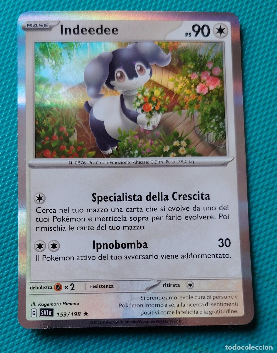 Trading cards: POKEMON ITALIANO - SVI - ESCARLATA Y PURPURA - INDEEDEE 153 / 158 - INCOLORA - HOLO