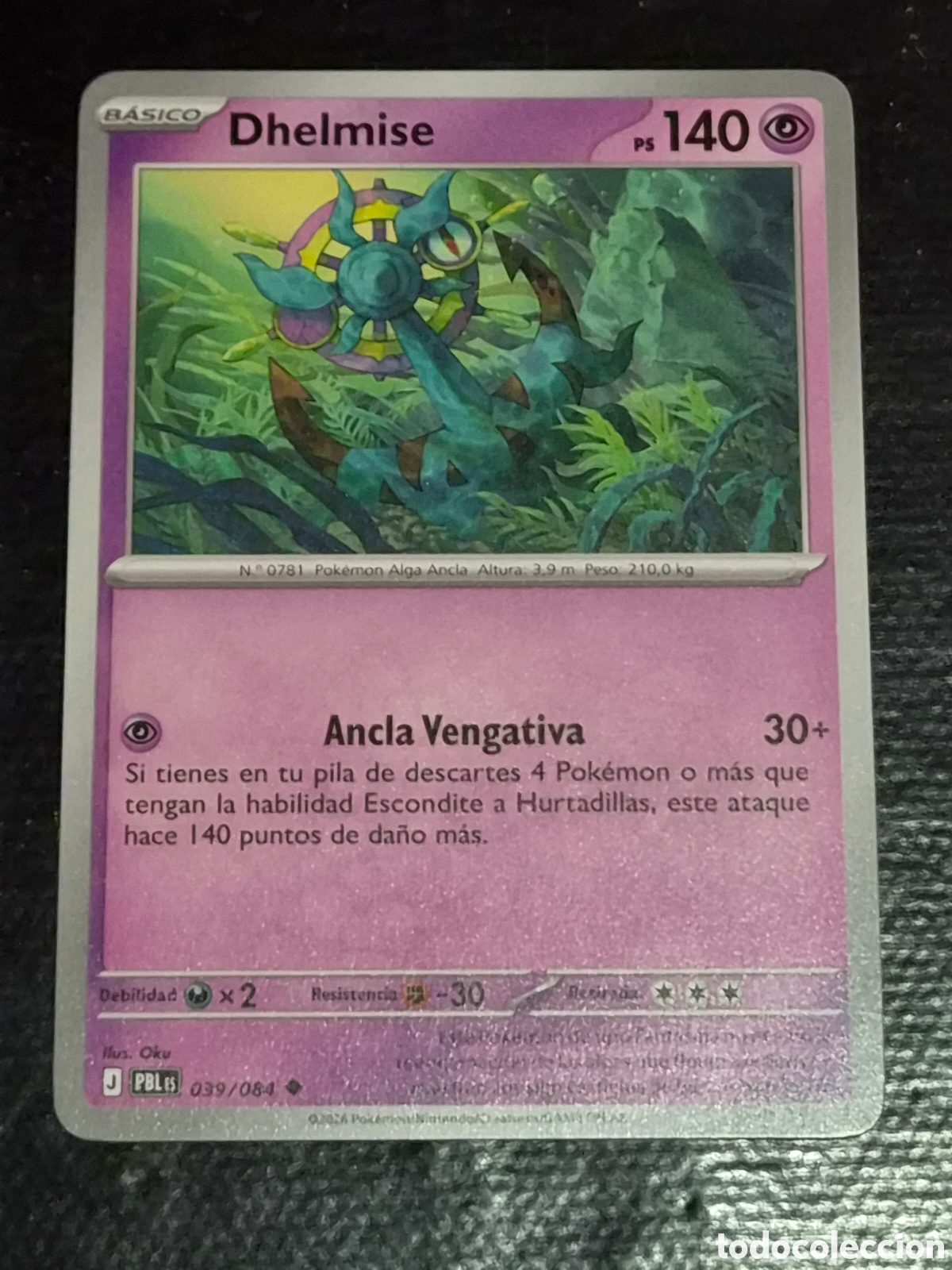 Trading cards: 39 - DHELMISE , POKEMON OSCURIDAD ABSOLUTA