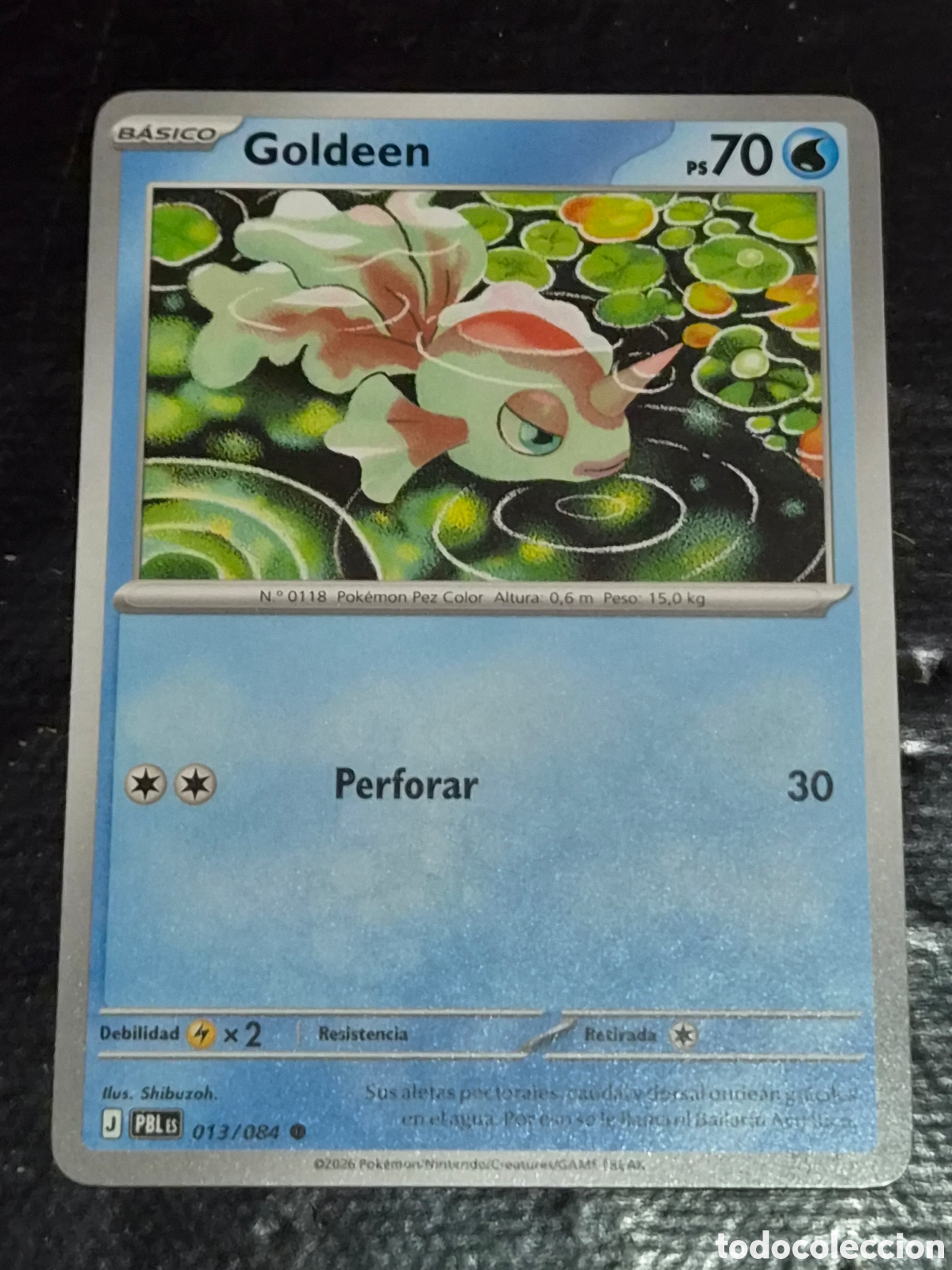 Trading cards: 13 - GOLDEEN , POKEMON OSCURIDAD ABSOLUTA