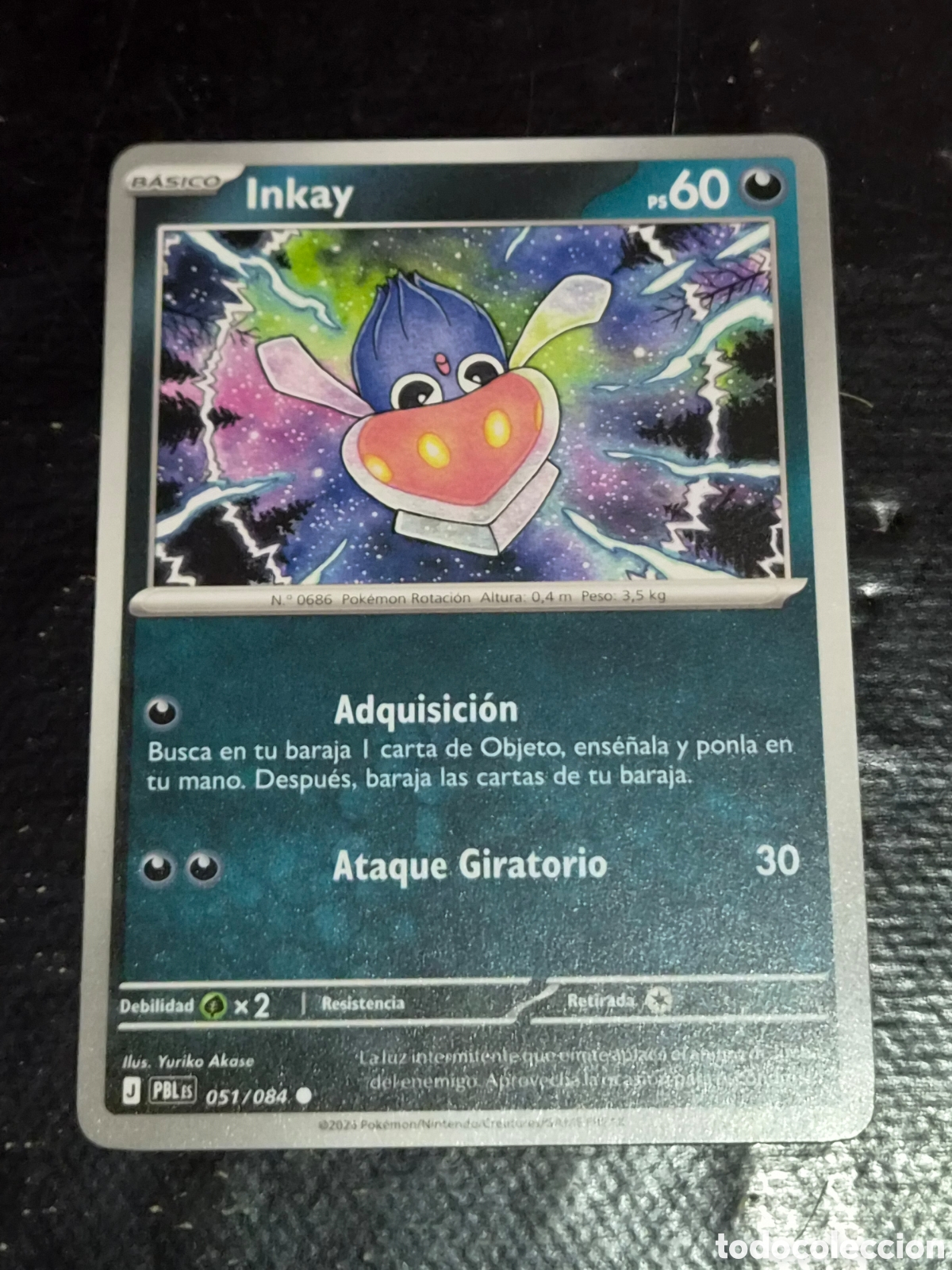 Trading cards: 51 - INKAY , POKEMON OSCURIDAD ABSOLUTA