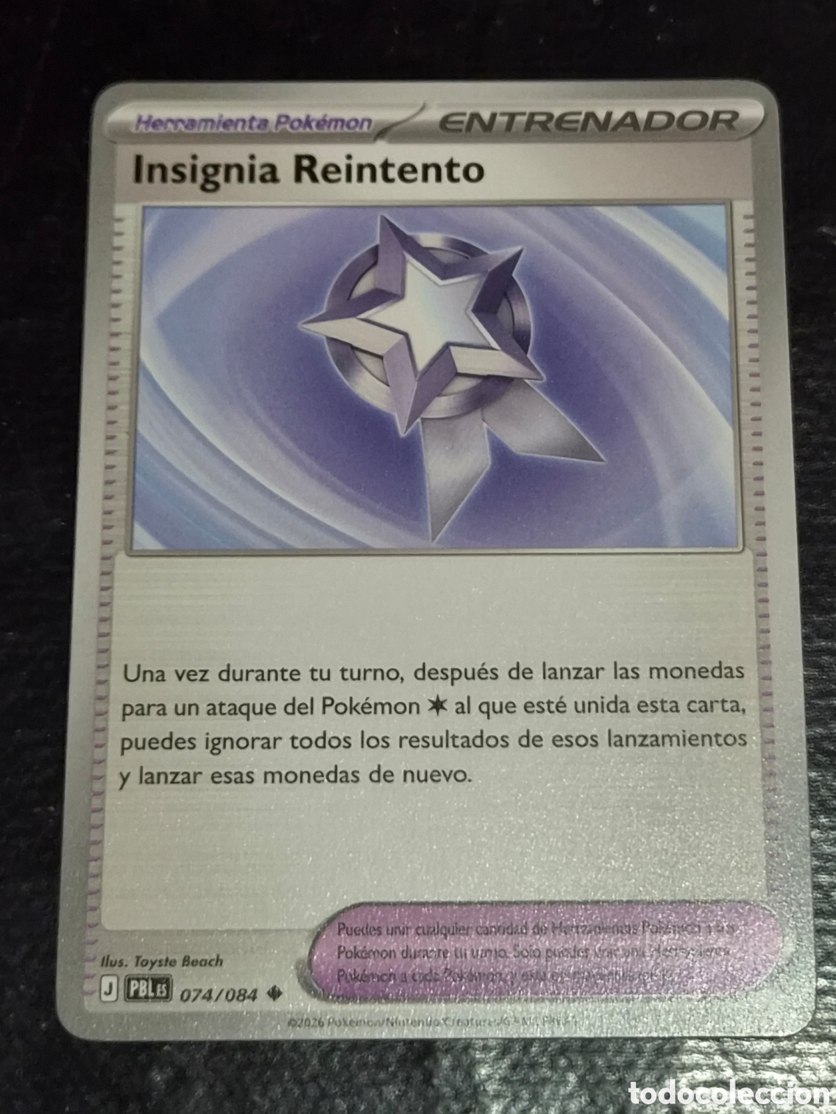 Trading cards: 74 - INSIGNIA REINTENTO , POKEMON OSCURIDAD ABSOLUTA