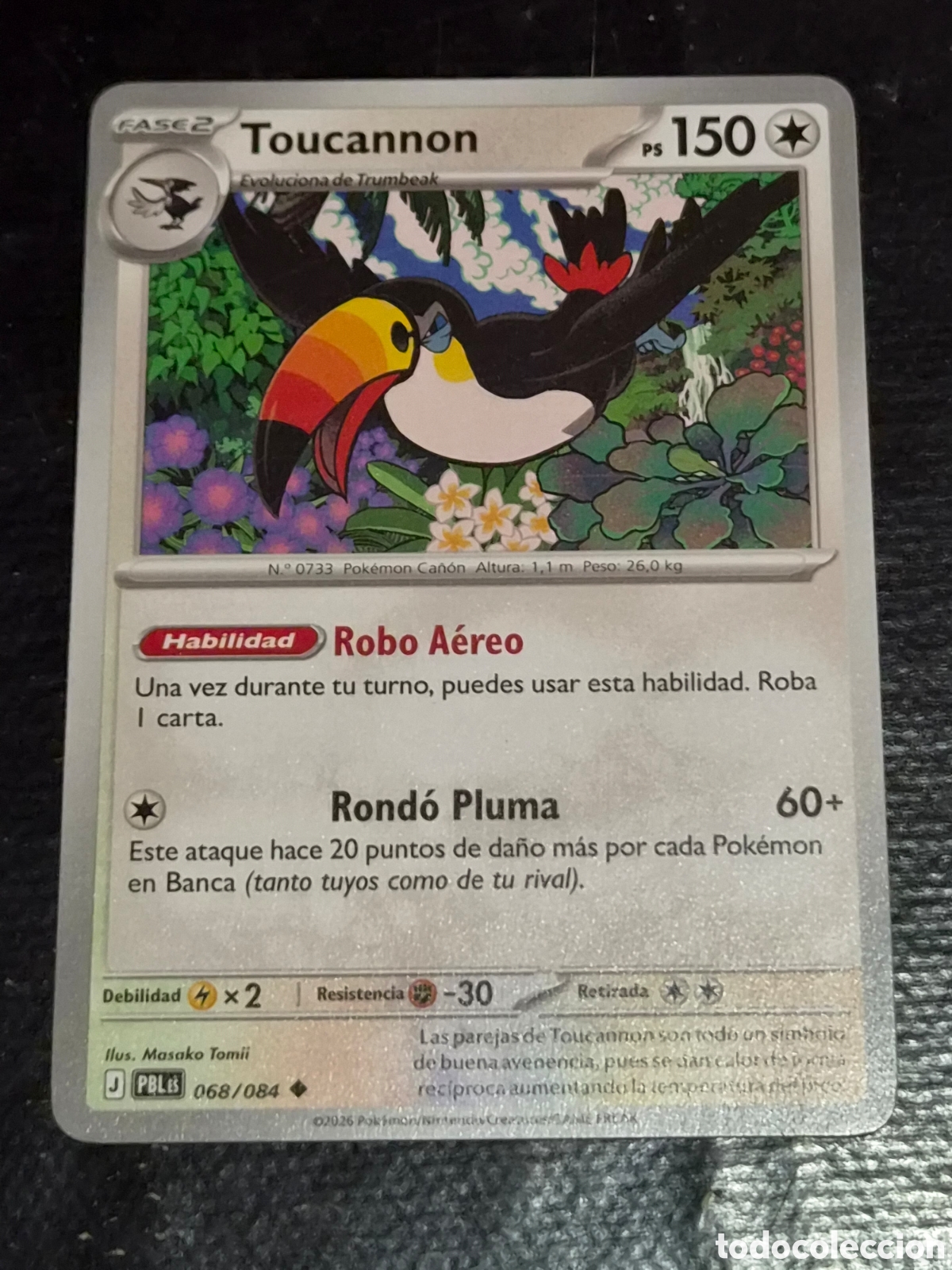 Trading cards: 68 - TOUCANNON , POKEMON OSCURIDAD ABSOLUTA