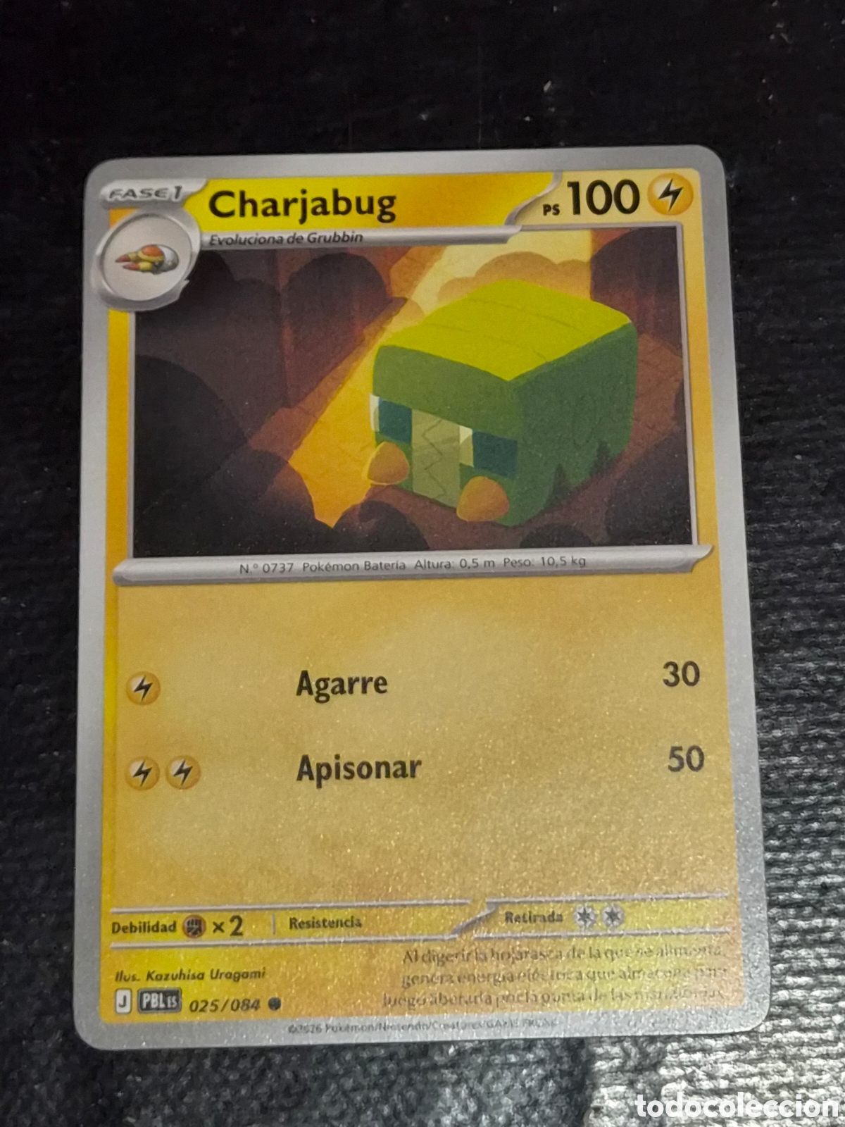 Trading cards: 25 - CHARJABUG , POKEMON OSCURIDAD ABSOLUTA
