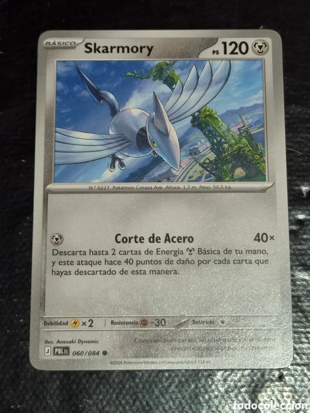 Trading cards: 60 - SKARMIRY , POKEMON OSCURIDAD ABSOLUTA