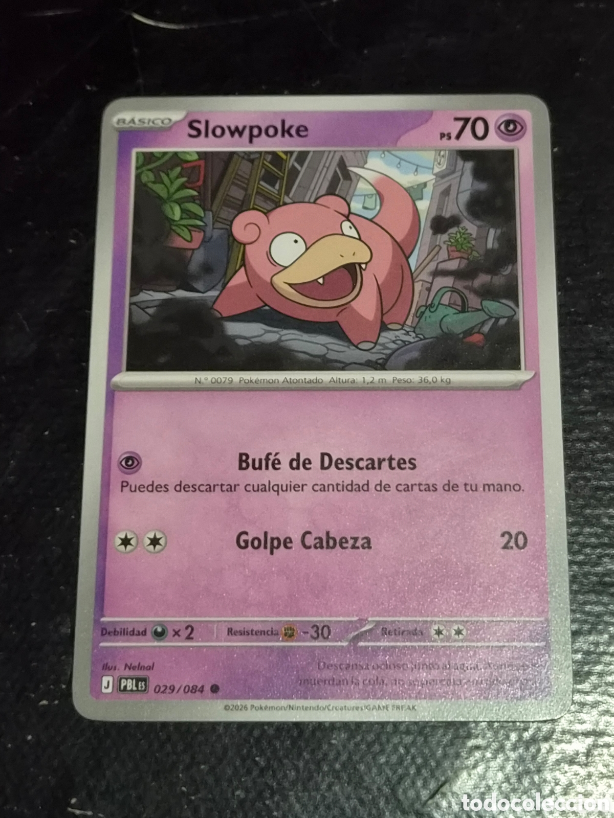 Trading cards: 29 - SLOWPOKE , POKEMON OSCURIDAD ABSOLUTA