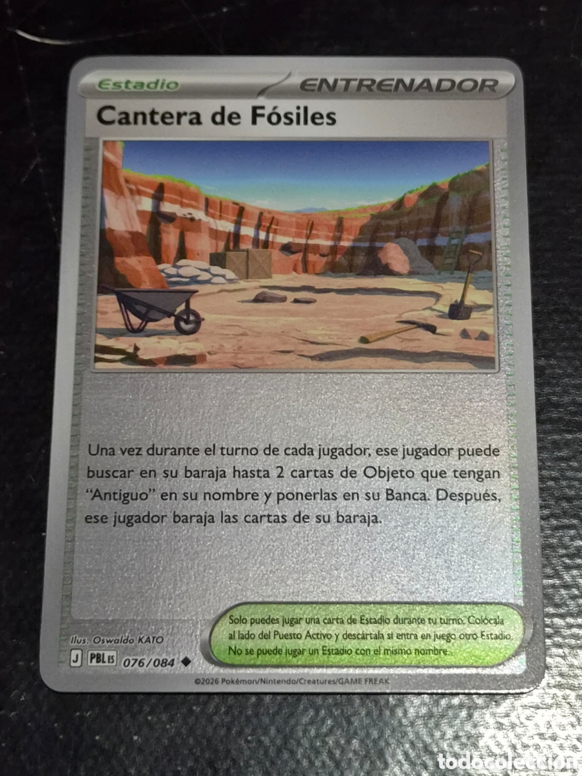 Trading cards: 76 - CANTERA DE FOSILES , ( REVERSE ) POKEMON OSCURIDAD ABSOLUTA