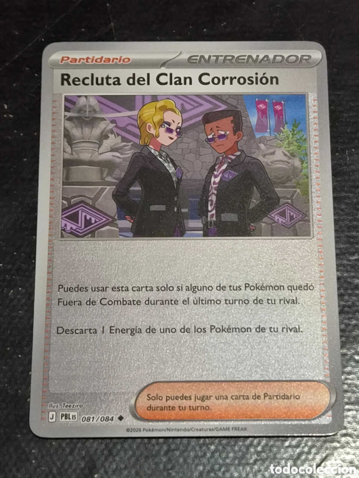 Trading cards: 81 - RECLUTA DEL CLAN CORROSI&Oacute;N , ( REVERSE ) POKEMON OSCURIDAD ABSOLUTA