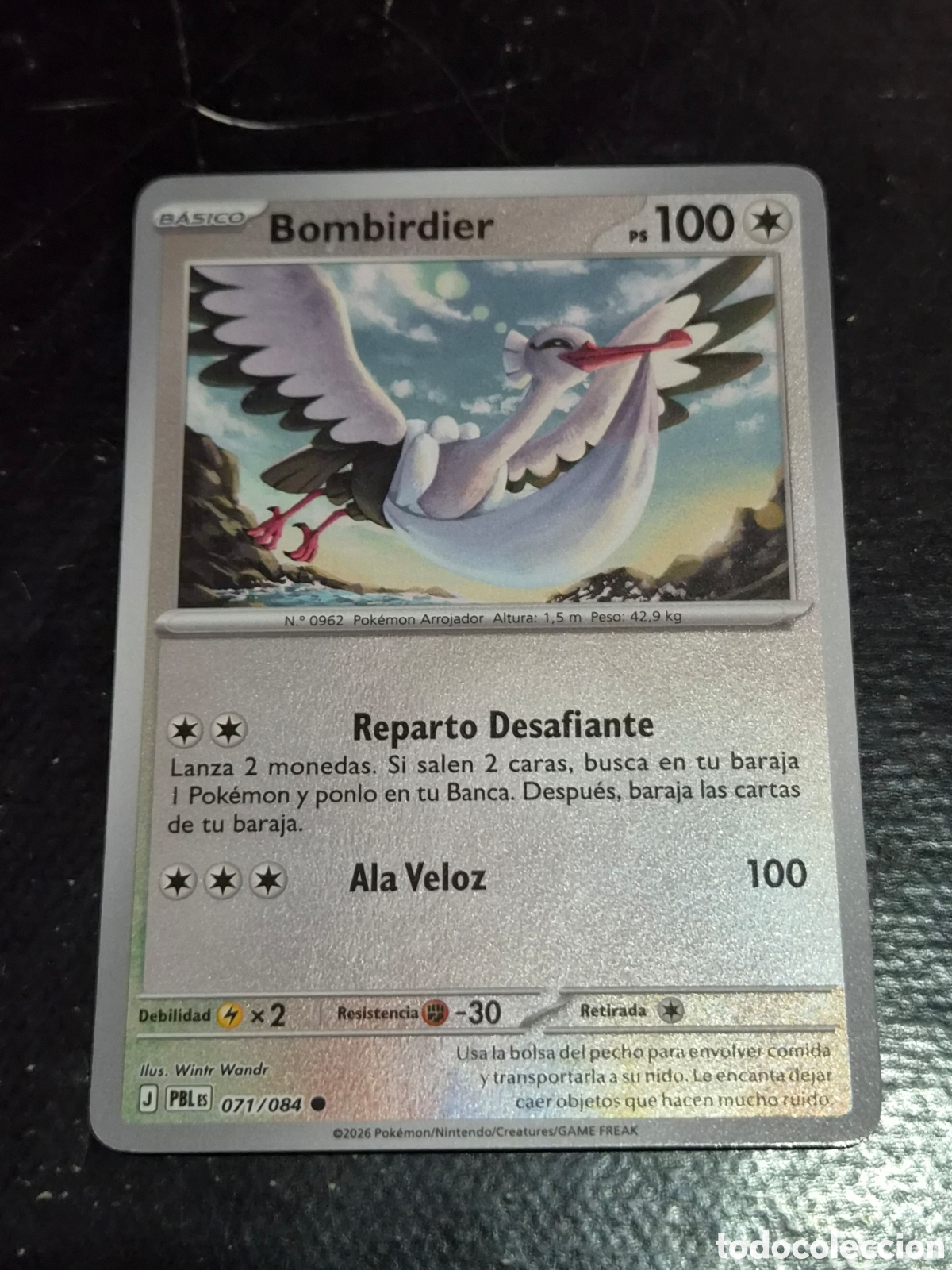 Trading cards: 71 - BOMBIRDIER , ( REVERSE ) POKEMON OSCURIDAD ABSOLUTA
