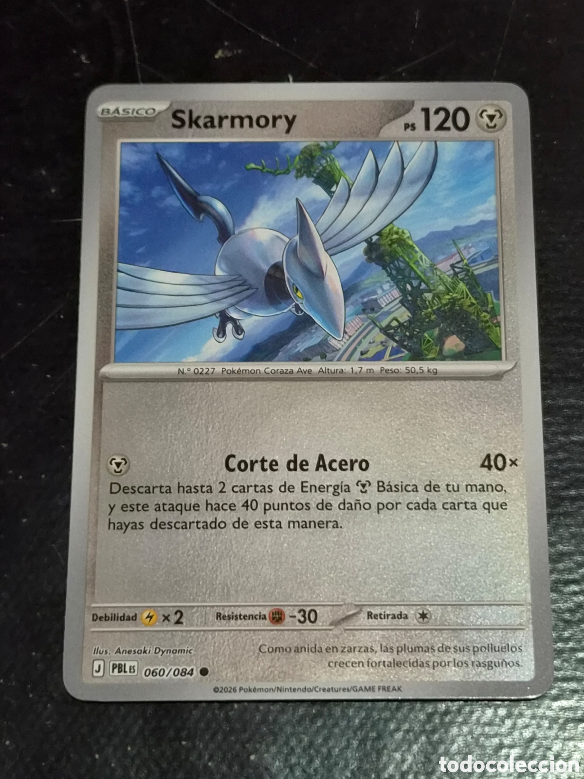 Trading cards: 60 - SCARMORY , ( REVERSE ) POKEMON OSCURIDAD ABSOLUTA