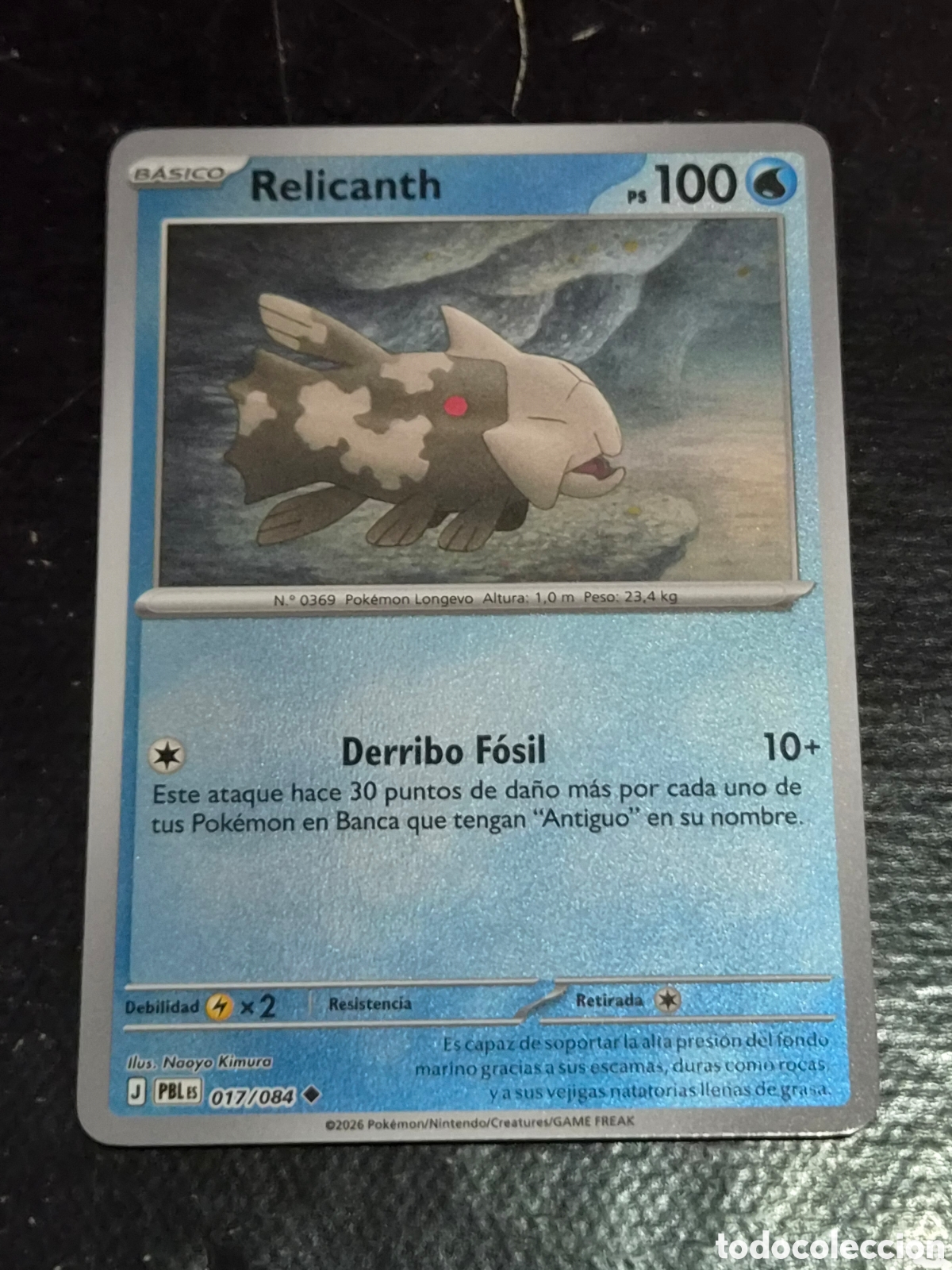 Trading cards: 17 - RELICANTH , ( REVERSE ) POKEMON OSCURIDAD ABSOLUTA