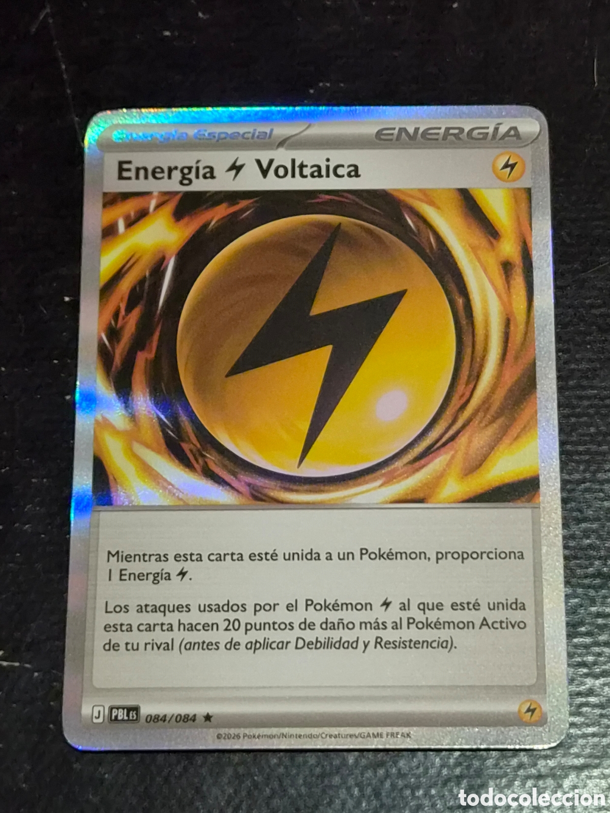 Trading cards: 84 - ENERGIA VOLTAICA , ( HOLO ) POKEMON OSCURIDAD ABSOLUTA