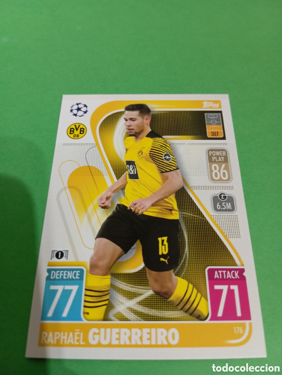 Trading cards: Guerreiro Borussia Dortmund n&deg;176 / TOPPS MATCH ATTAX 2021/2022