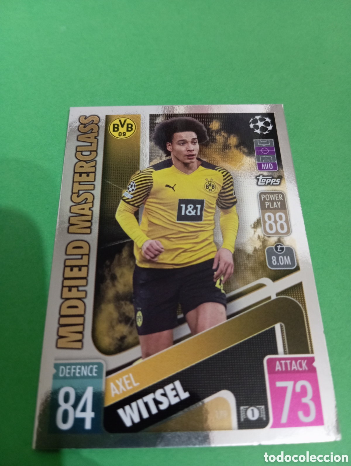 Trading cards: Witsel Borussia Dortmund MIDFIELD MASTERCLASS n&deg;179 / TOPPS MATCH ATTAX 2021/2022