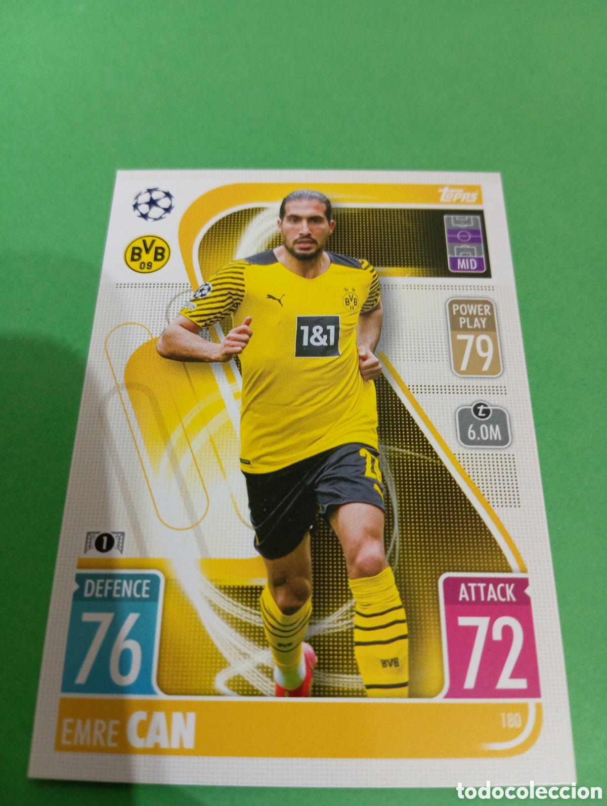 Trading cards: Emre Can Borussia Dortmund n&deg;180 / TOPPS MATCH ATTAX 2021/2022