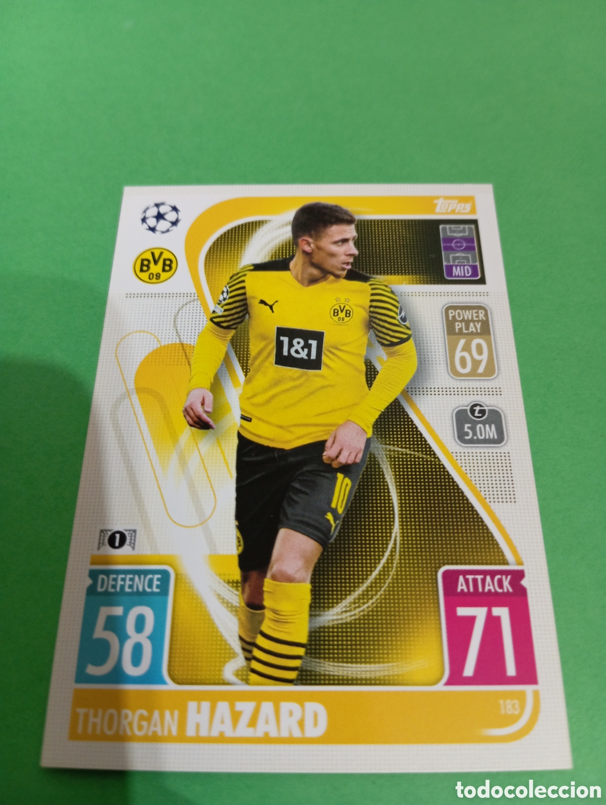 Trading cards: Hazard Borussia Dortmund n&deg;183 / TOPPS MATCH ATTAX 2021/2022
