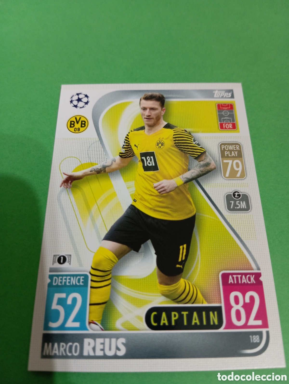 Trading cards: Marcos Reus Borussia Dortmund n&deg;188 / TOPPS MATCH ATTAX 2021/2022