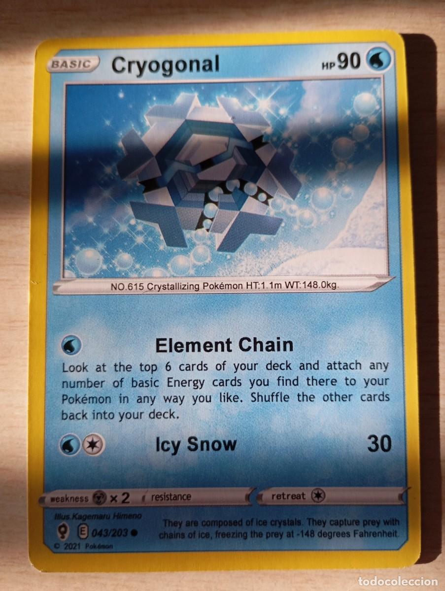 Trading cards: Carta Pok&eacute;mon Cryogonal Proxy - Foto 1
