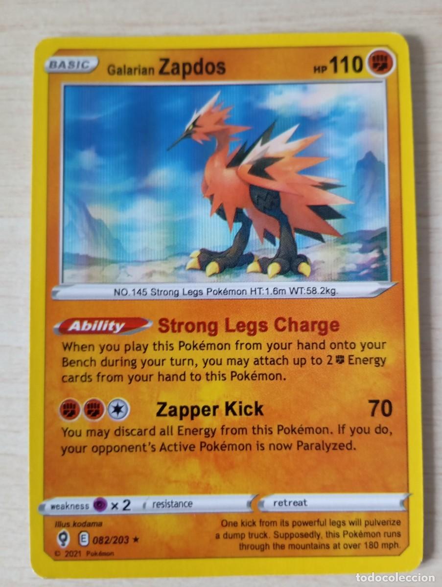 Trading cards: Carta Pok&eacute;mon Galarian Zapdos Proxy