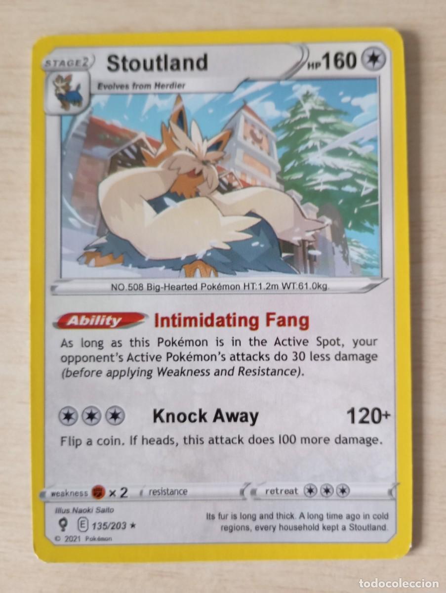 Trading cards: Carta Pok&eacute;mon Stoutland Proxy
