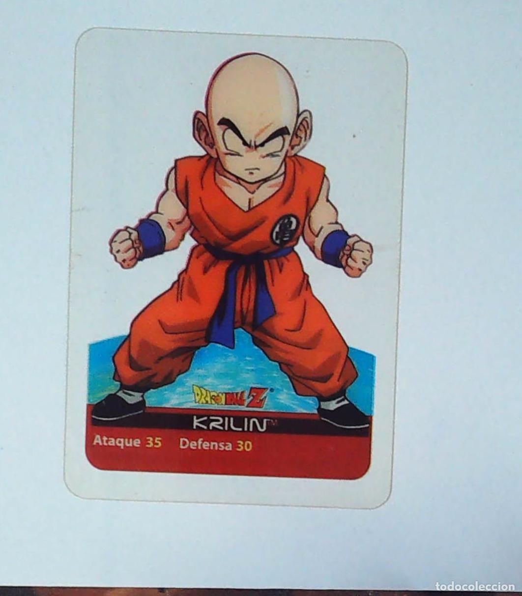 Trading cards: lamin card lamincards edibas dragon ball z bola de dragon serie 1 crilin n 4