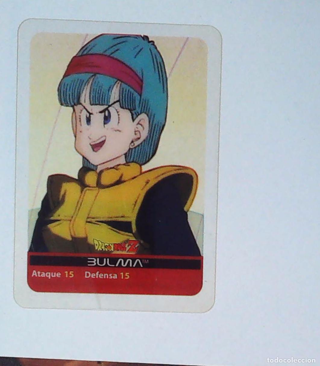 Trading cards: lamin card lamincards edibas dragon ball z bola de dragon serie 1 bulma 71