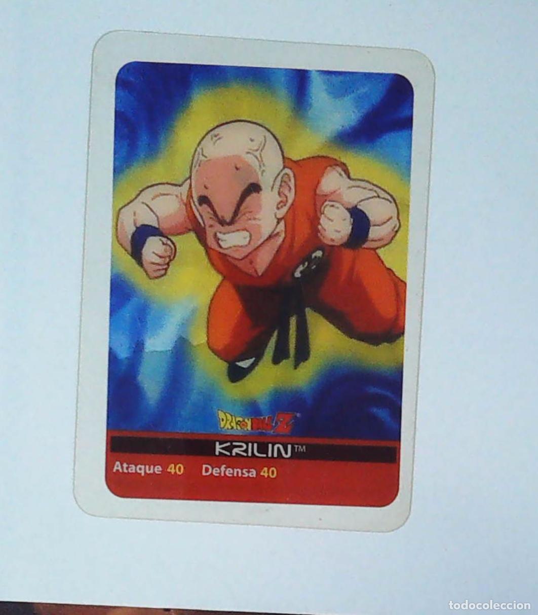 Trading cards: lamin card lamincards edibas dragon ball z bola de dragon serie 1 crilin n 75