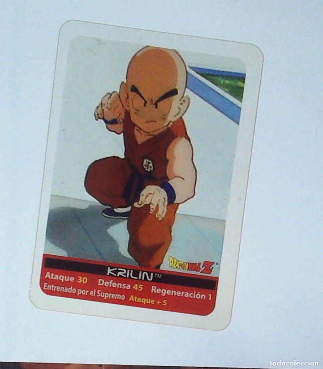 Trading cards: lamin card lamincards edibas dragon ball z bola de dragon serie 1 crilin n 77