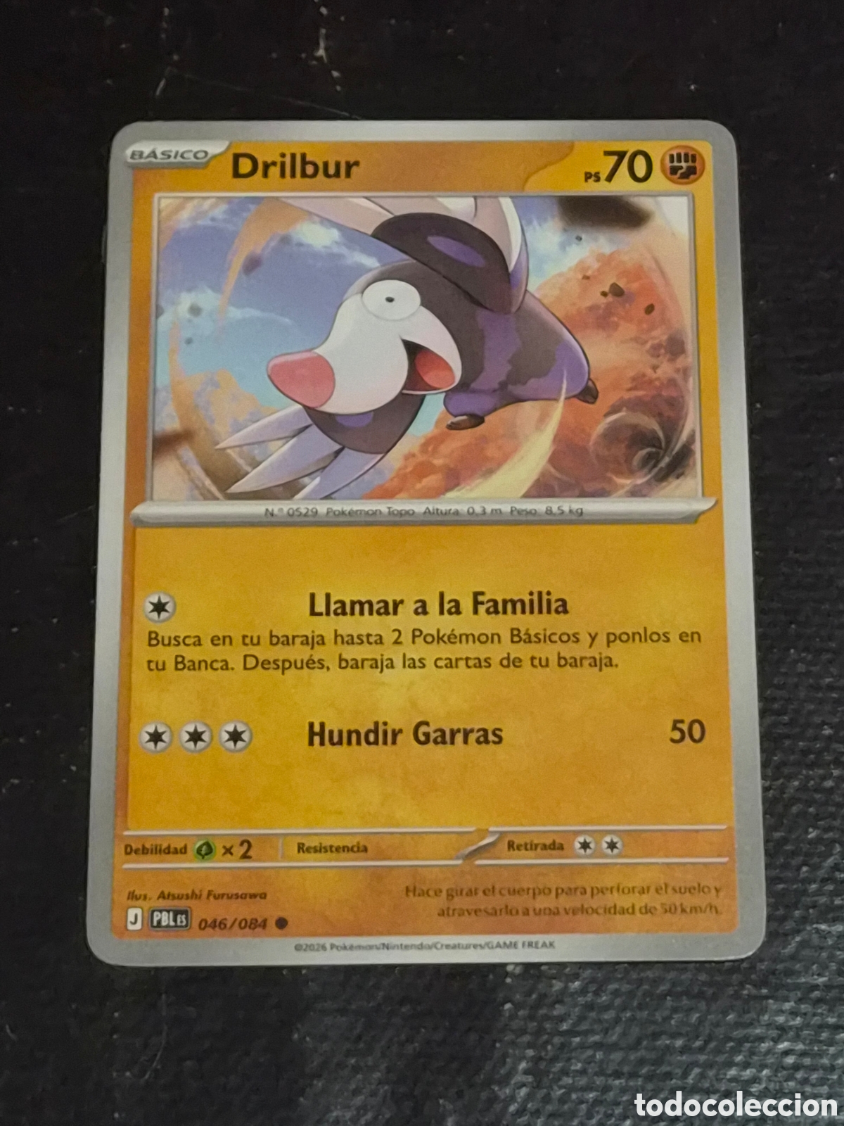 Trading cards: 46 - DRILBUR , POKEMON OSCURIDAD ABSOLUTA