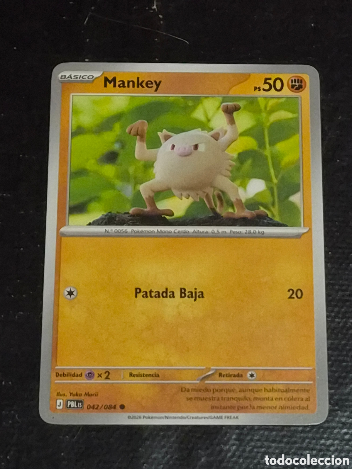 Trading cards: 42 - MANKEY , POKEMON OSCURIDAD ABSOLUTA