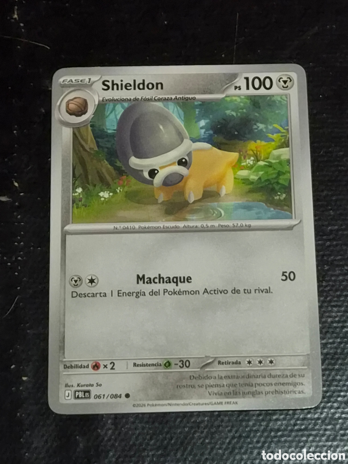 Trading cards: 61 - SHIELDON , POKEMON OSCURIDAD ABSOLUTA