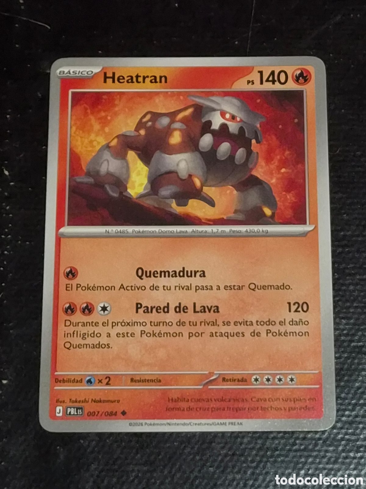 Trading cards: 7 - HEATRAN , POKEMON OSCURIDAD ABSOLUTA