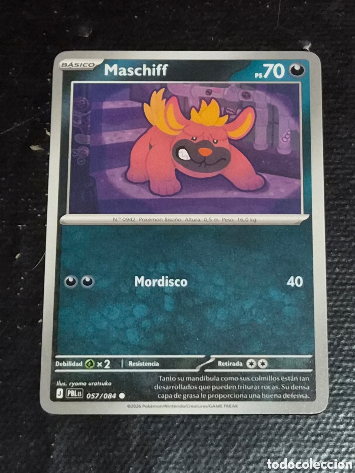 Trading cards: 57 - MASCHIFF , POKEMON OSCURIDAD ABSOLUTA