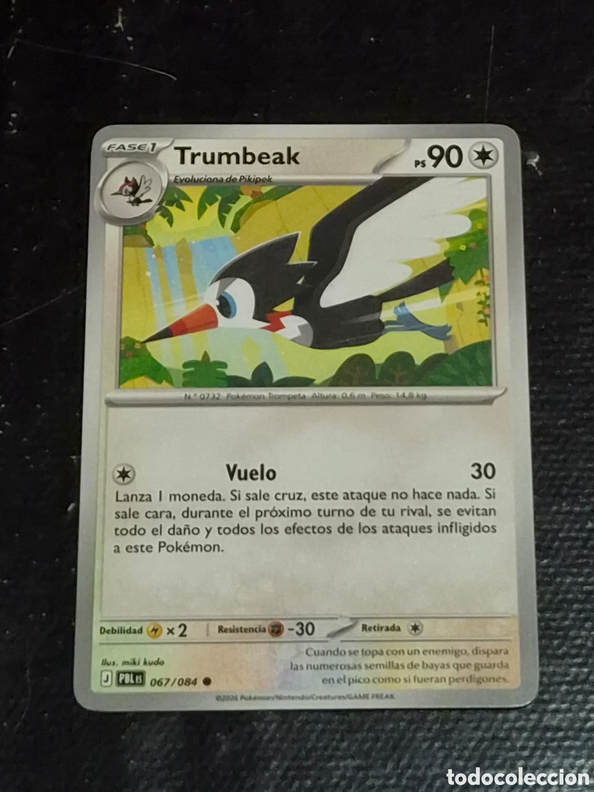 Trading cards: 67 - TRUMBEAK , POKEMON OSCURIDAD ABSOLUTA