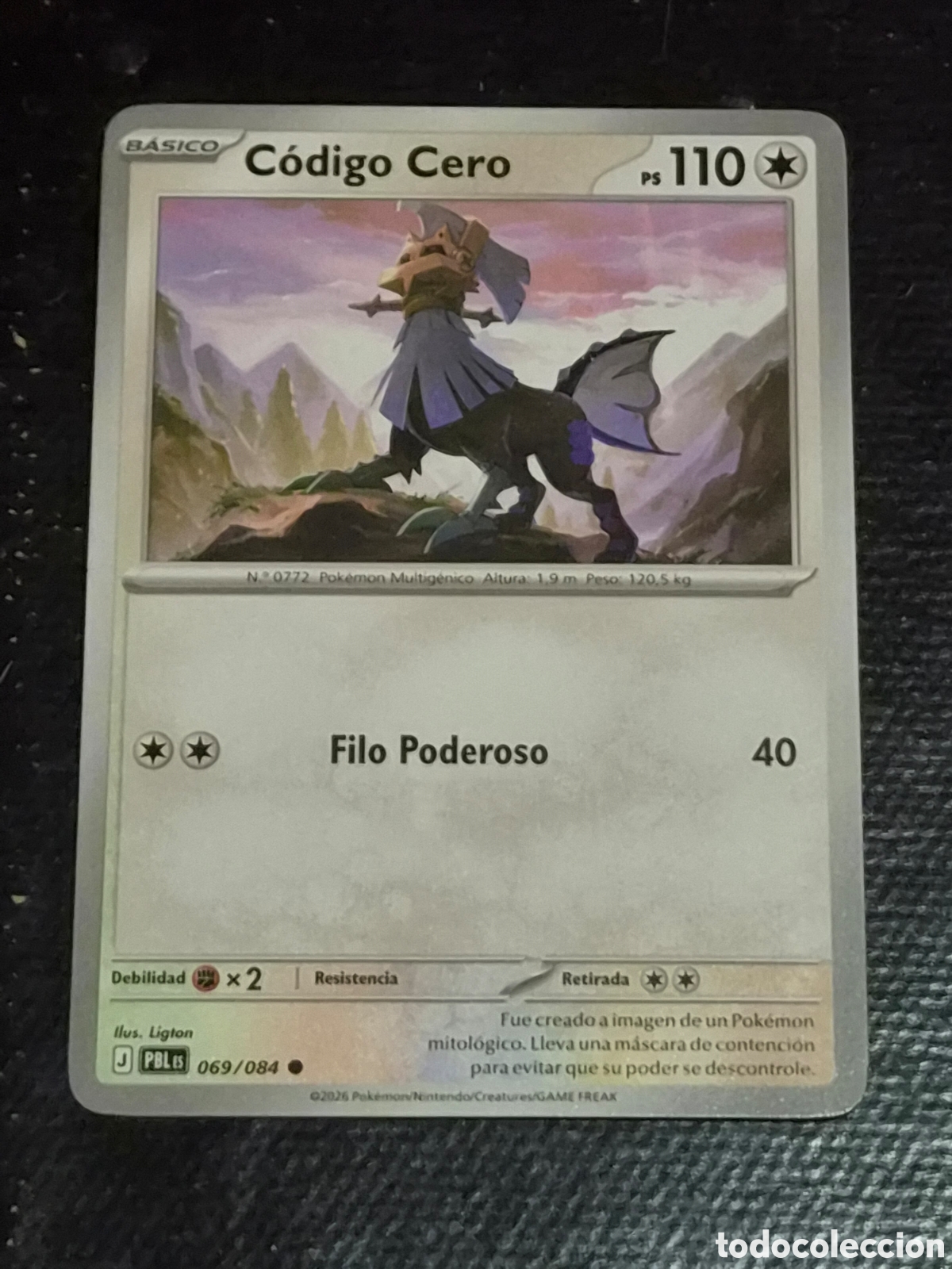 Trading cards: 69 - C&Oacute;DIGO CERO. POKEMON OSCURIDAD ABSOLUTA