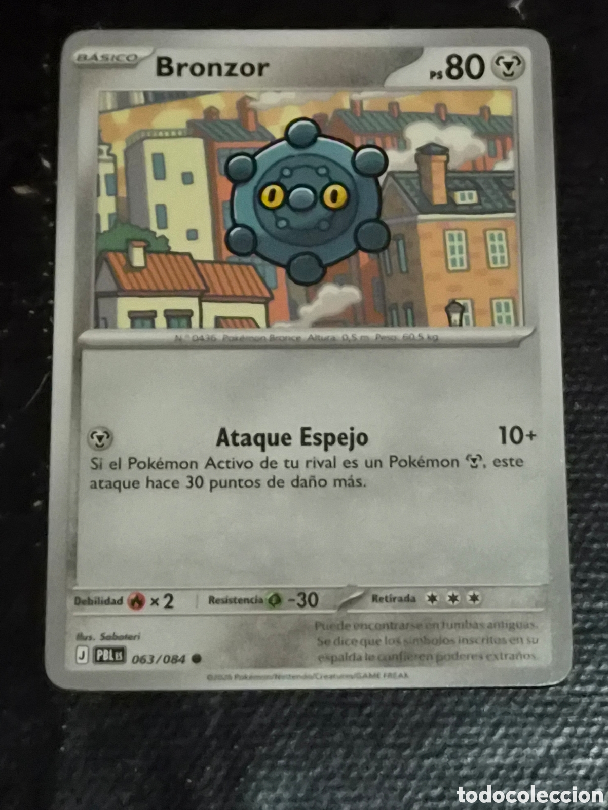 Trading cards: 63 - BRONZOR , POKEMON OSCURIDAD ABSOLUTA