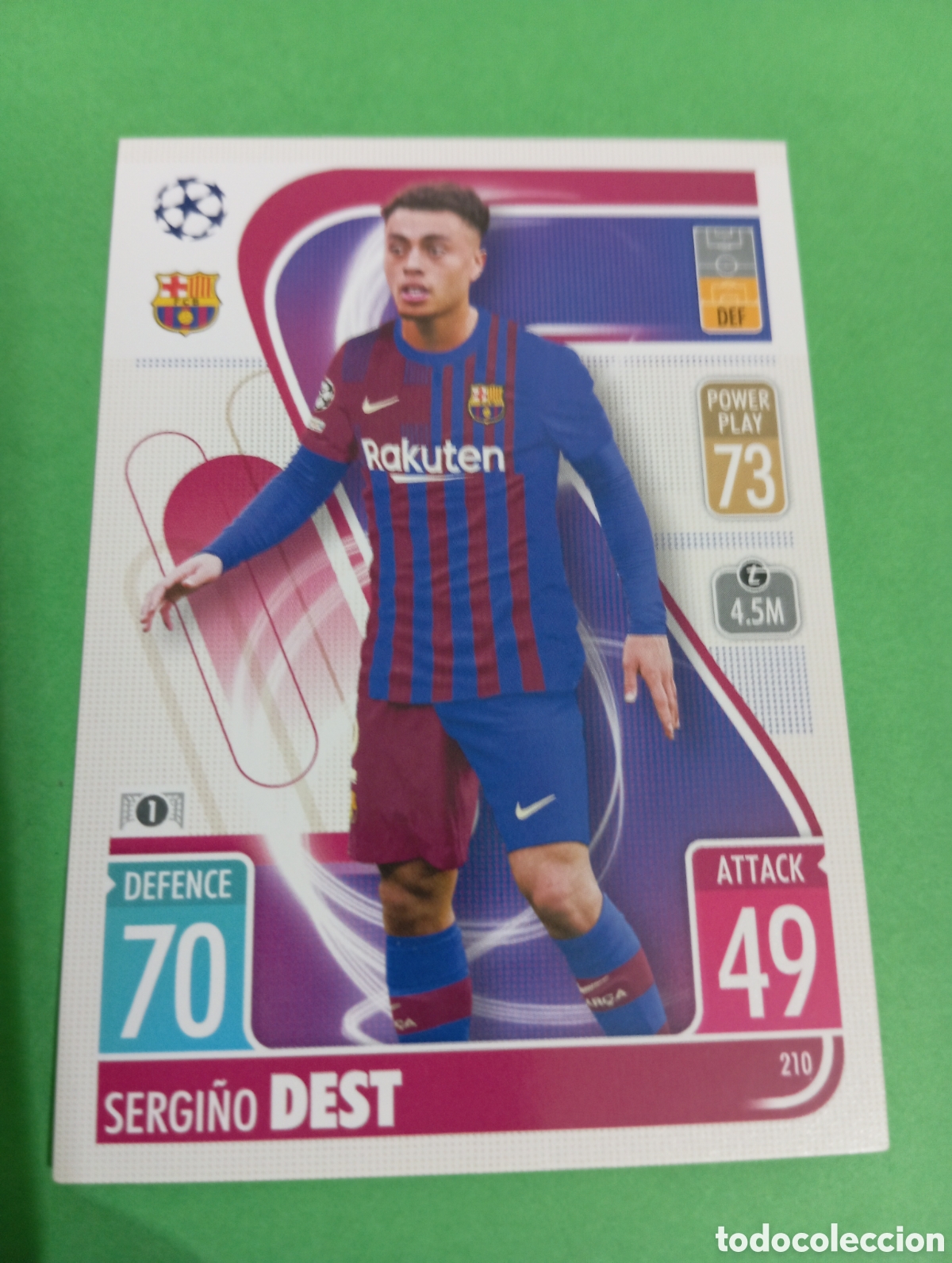Trading cards: Dest Barcelona n&deg;210 / TOPPS MATCH ATTAX 2021/2022
