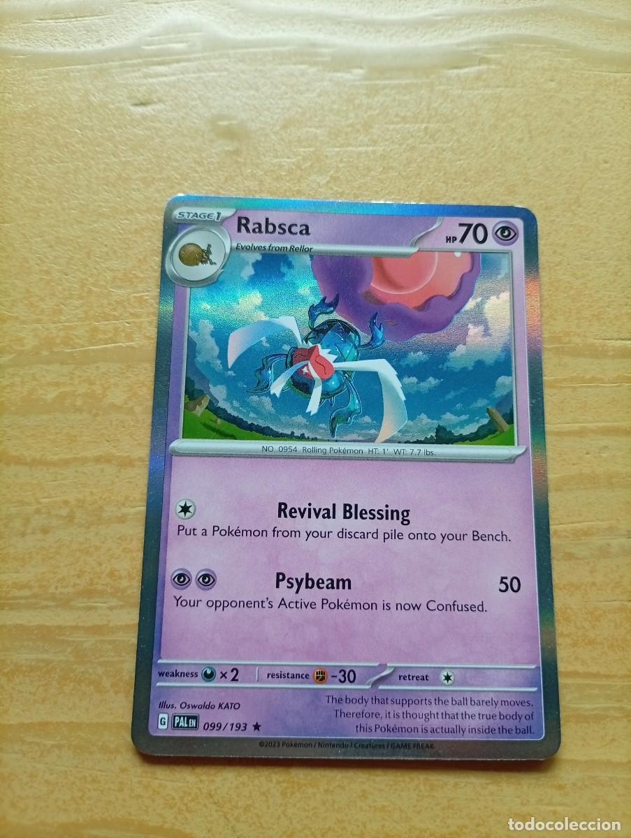 Trading cards: Carta Pok&eacute;mon de Rabsca, edici&oacute;n en ingl&eacute;s. - Holo - N&uacute;mero de carta: 99/193 - A&ntilde;o: 2023 - Ilustrad