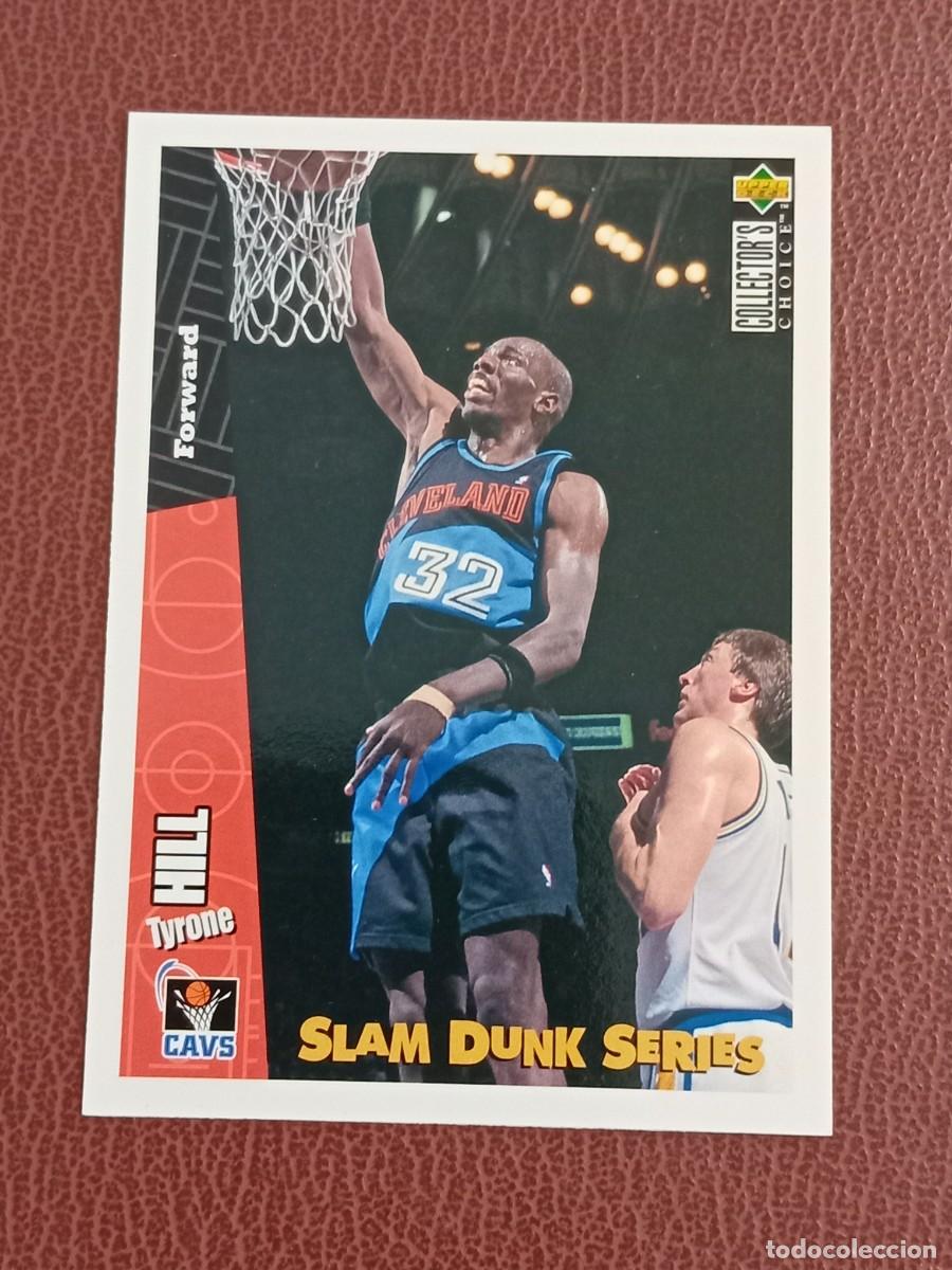Trading cards: Card 7 Tyrone Hill Upper Deck 1996-97 Slam Dunk Series
