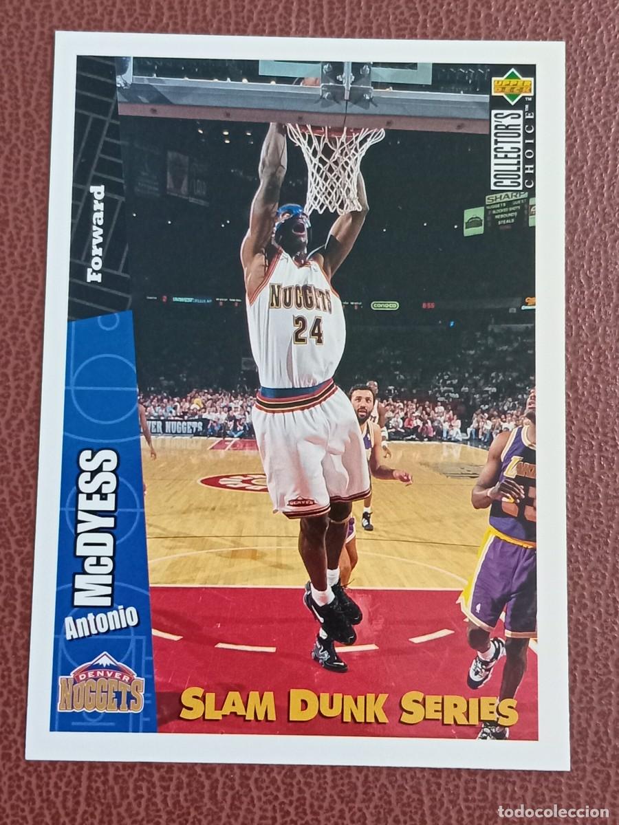 Trading cards: Card 10 Antonio McDyess Upper Deck 1996-97 Slam Dunk Series