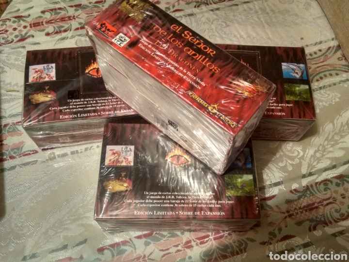 Trading cards: 1 Caja satm los dragones meccg el se&ntilde;or de los anillos sellada