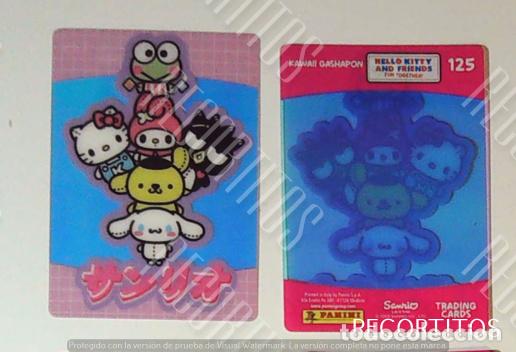 Trading cards: HELLO KITTY AND FRIENDS FUN TOGETHER SANRIO PANINI TRADING CARD 125