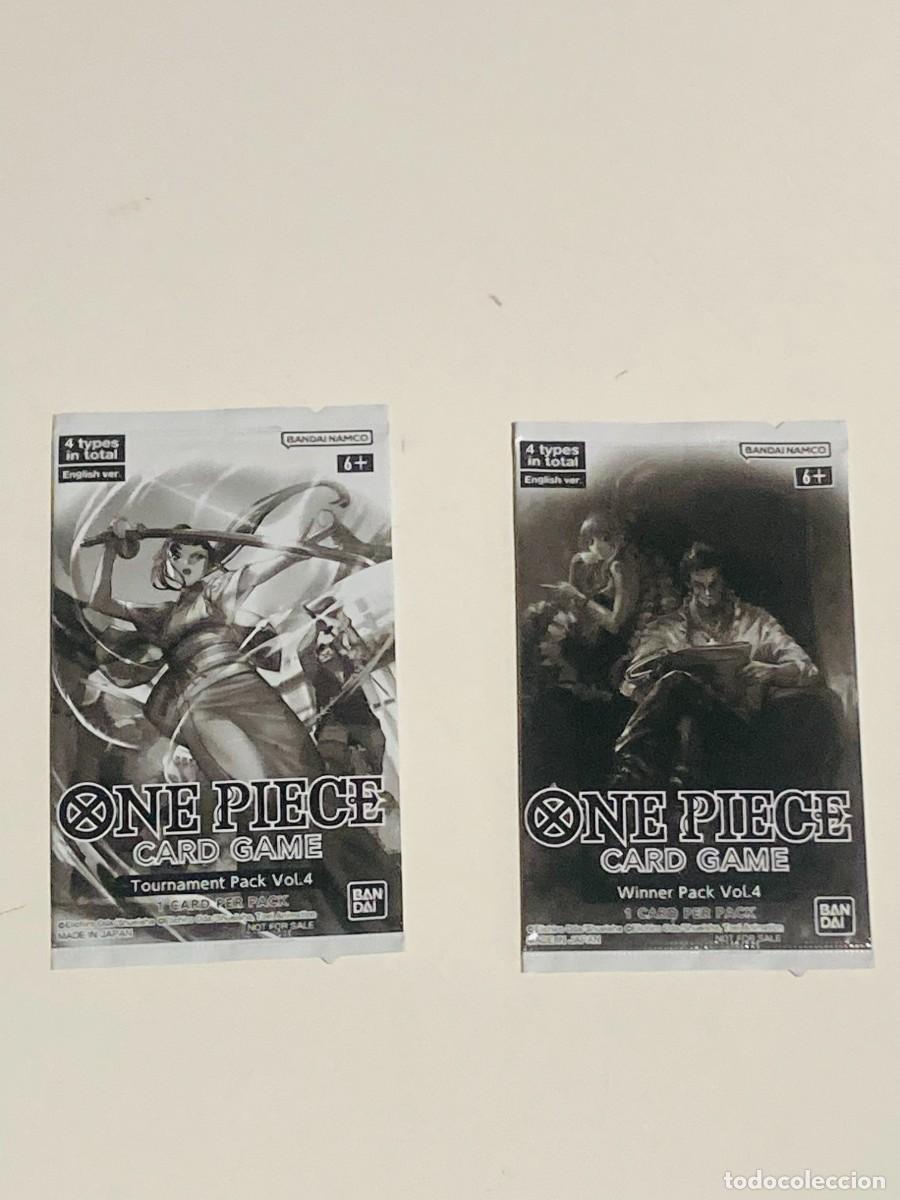 Trading cards: Lote Sobres One Piece TCG - Winner Pack + Tournament Pack Vol. 4