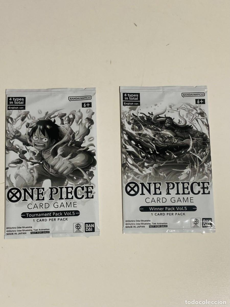Trading cards: Lote Sobres One Piece TCG - Winner Pack + Tournament Pack Vol. 5